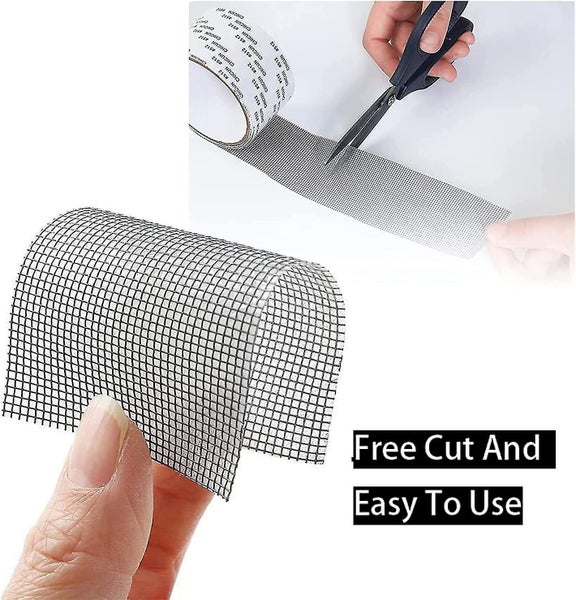2m x 5 Mosquito Net Repair Kit - Adhesive Tape and Patch for Window Repair Carousel 4