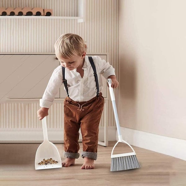 Kids Mini Broom And Dustpan Set - Small Toddlers Broom For Boys And Girls, Toy B Carousel 2