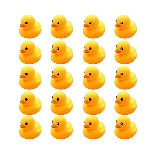 Rubber Ducky Bath Toy For Kids 20 30 50pcs Baby Playing Water Mini Yellow Duck Carousel 1