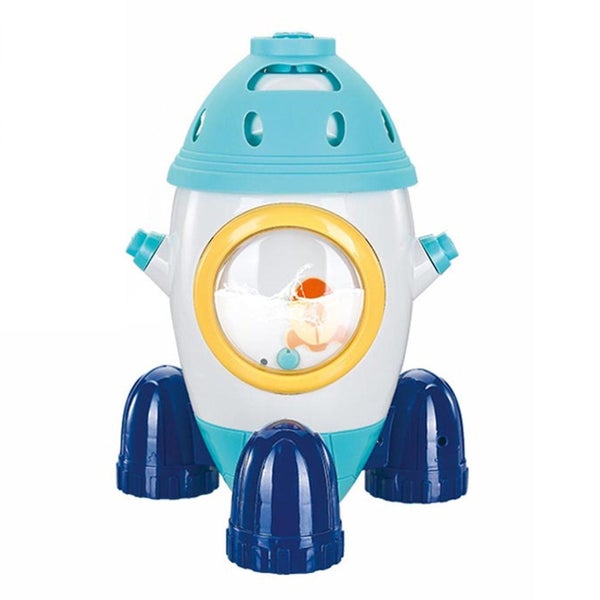 Rocket Water Sprinkler 360 Spray Toddler Sprinkler Splashing Fun Activity Kids Carousel 1