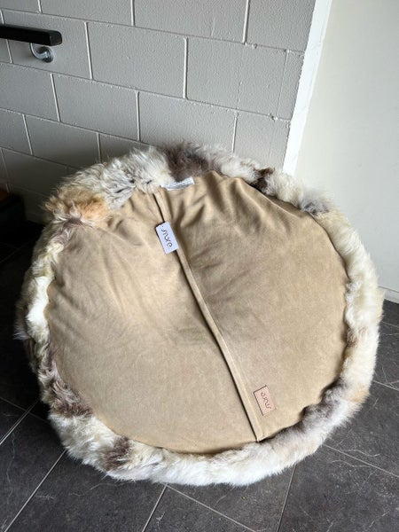 Lhasa Longwool Sheepskin Bean Bag Natural Carousel 5