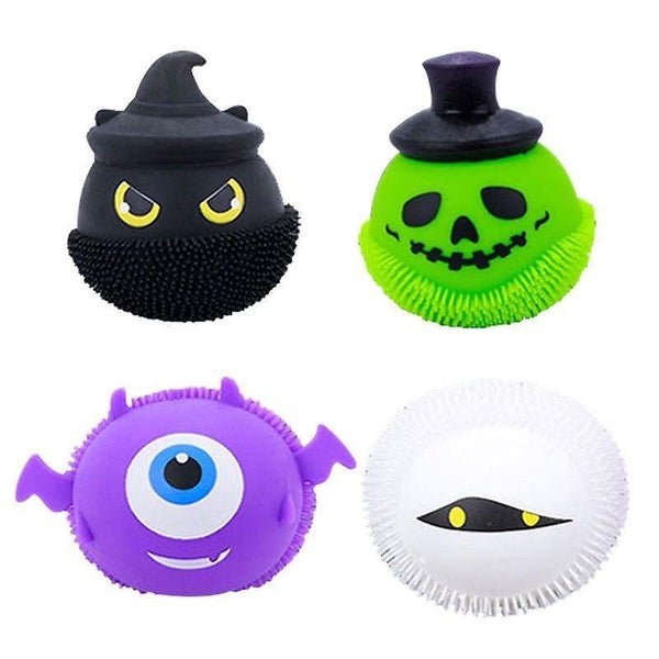 Halloween Toys Glowing Halloween Little Devil Squeeze Toy Soft Tpr Ball Decomp Carousel 1
