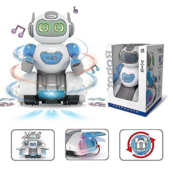Musical Robot Toys Electric Robots Universal Lights And Music Spinning Dance M Carousel 2