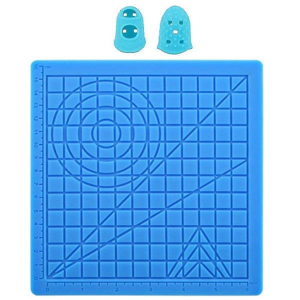 Silicone Mats Blue 3d Printing Pen With Basic Template 3d Pen Drawing Pad For Carousel 1