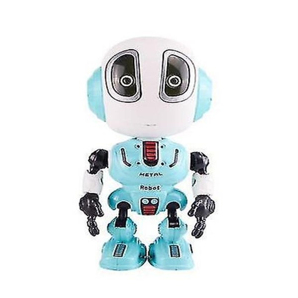 Mini Talking Robot Toy For Kids Toys Repeats Waht You Say Led Lights And Cool Carousel 1