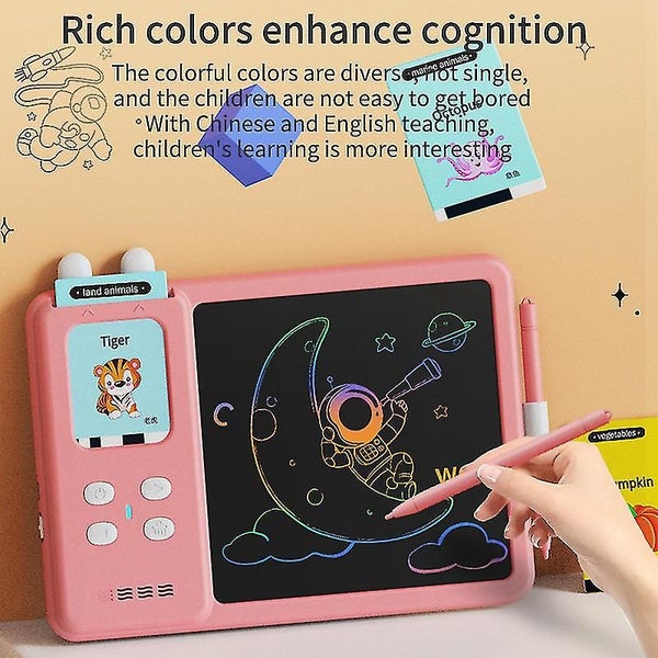 Painting Machine Machine Recognizes Children's Card-in Knowledge Words Puzzle64325302929411113