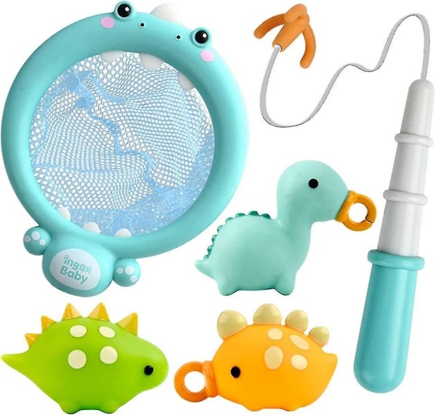 Fishing Games Bathtub Fishing Playset With Fishing Net And Fishes Pole Bath To Carousel 1