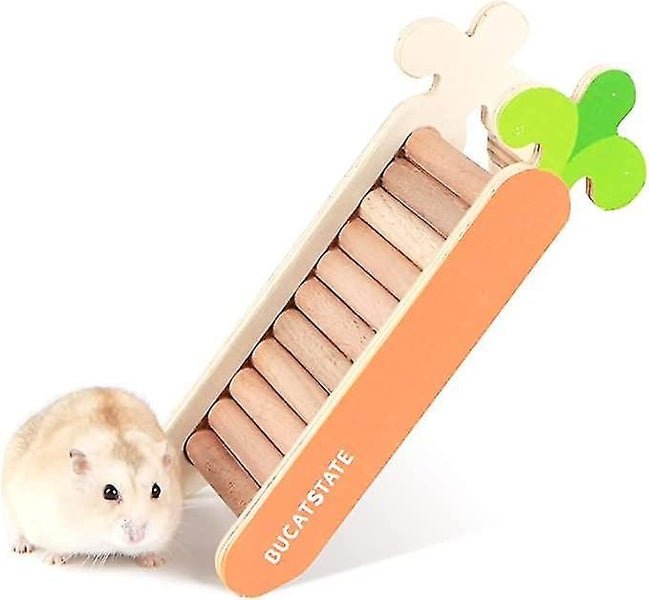 Hamster Climbing Ladder Wooden Climbing Toy And Bridge Cage Decor For Hamsters Carousel 1