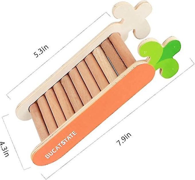 Hamster Climbing Ladder Wooden Climbing Toy And Bridge Cage Decor For Hamsters Carousel 2