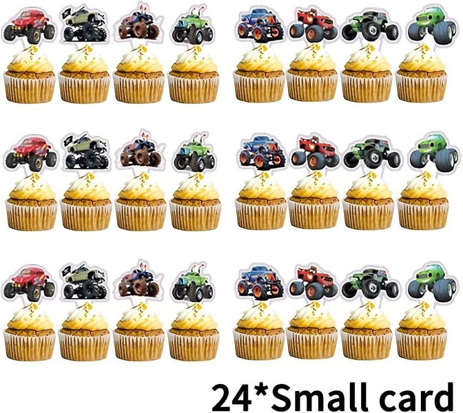 Birthday Party Balloons, 44 Pieces Decorations Cartoon Theme Cake Decorations Un Carousel 2