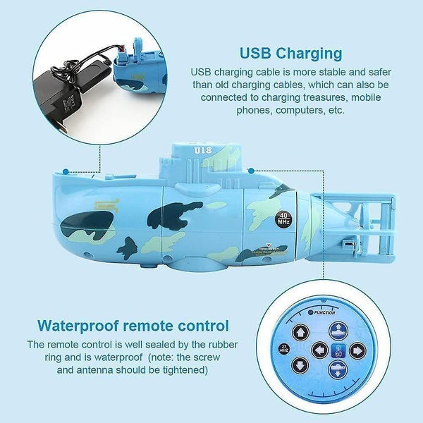 Remote Control Submarine Electric Mini Rc Boat Carousel 5