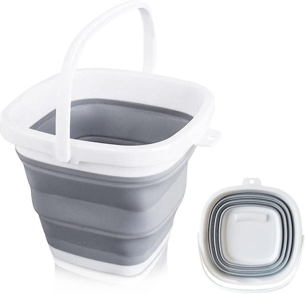 Collapsible Silicone Bucket 20l Plastic Collapsible Bucket Cleaning Bucket Carousel 1