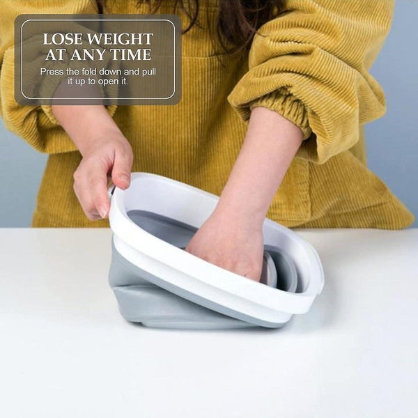 Collapsible Silicone Bucket 20l Plastic Collapsible Bucket Cleaning Bucket Carousel 5