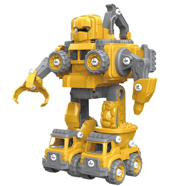 Transforming Robot Toys Engineering Vehicle 5 In 1 Construction Toys Kids Buil Carousel 1