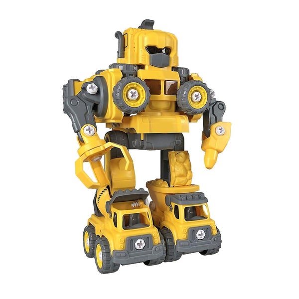 Transforming Robot Toys Engineering Vehicle 5 In 1 Construction Toys Kids Buil Carousel 2