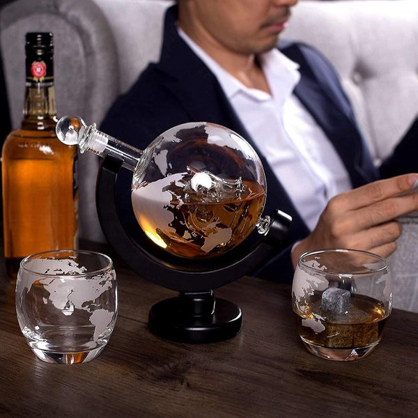 Whisky Decanter Globe Decanter With Glass Stopper Wine Bottle Globe Decanter S64480131886211112