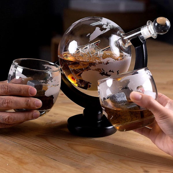 Whisky Decanter Globe Decanter With Glass Stopper Wine Bottle Globe Decanter S64480131886211114