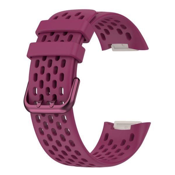 Fitbit Charge 5 Silicone Strap Maroon Carousel 2
