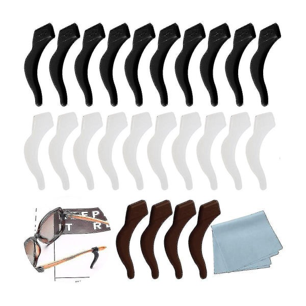 12 Pairs Of Anti-slip Glasses Temples, Soft Glasses Ear Hooks Glasses Carousel 1