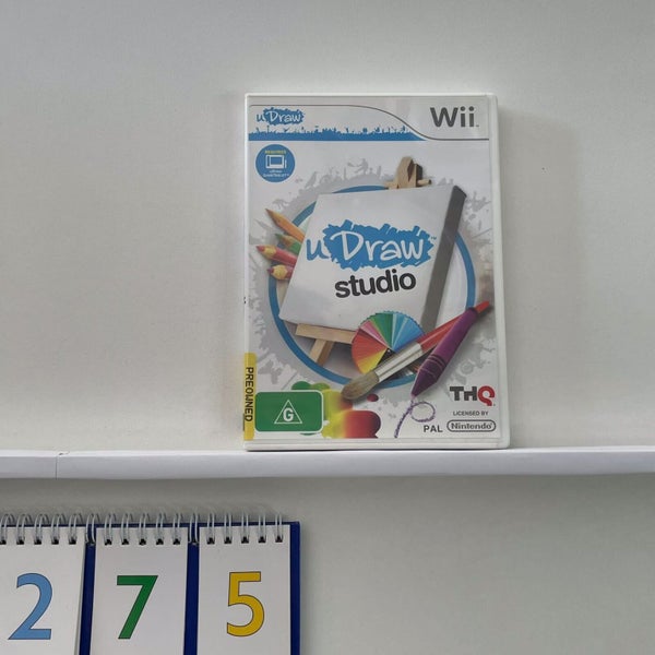 U Draw Studio Nintendo Wii Game + Manual PAL Carousel 1