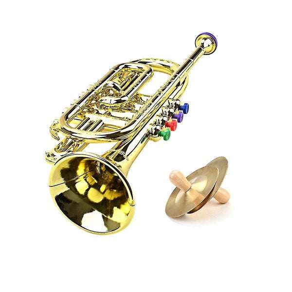 Kids Instruments,wind Instrument Trumpet And Percussion Instrument Cymbals Music Carousel 2