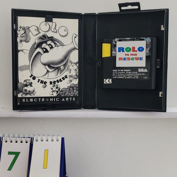 Rolo To The Rescue Sega Mega Drive Game + Manual PAL Carousel 2