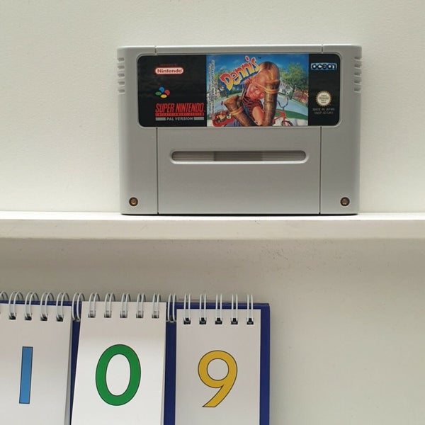 Dennis The Menace super Nintendo SNES Game Cartridge PAL Carousel 1
