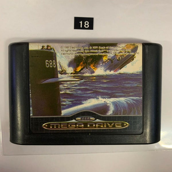 688 Attack Sub Sega Mega Drive Game Cartridge PAL Carousel 1