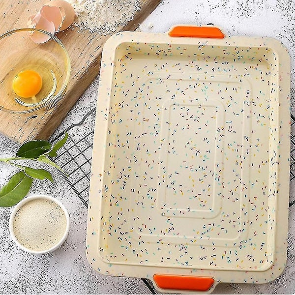 Cake Mold Non Stick Silicone Rectangle Shape Cake Pan Chocolate Bread Baking M Carousel 5