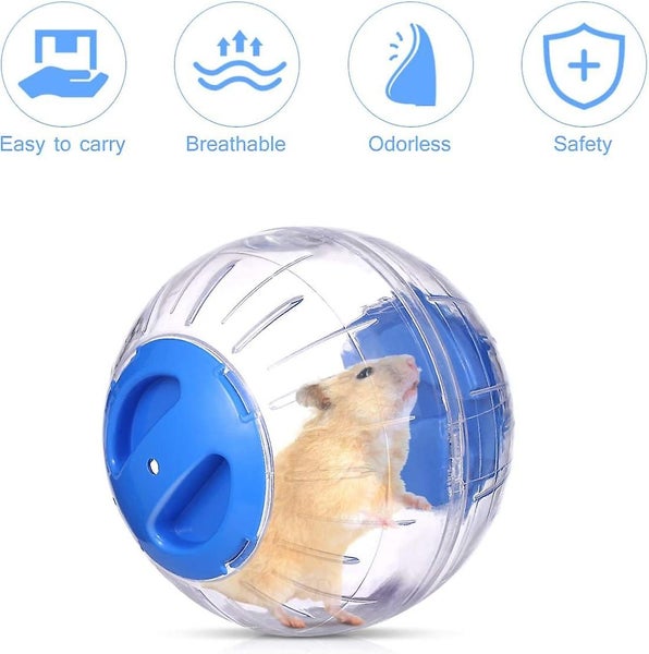 Transparent Cute Animal Hamster Exercise Ball Mini Trot Plastic Toys blue12c Carousel 5