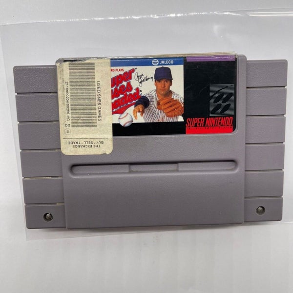 Super Bases Loaded Super Nintendo SNES Game Cartridge NTSC U/C Carousel 1