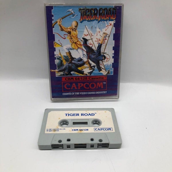 Tiger Road CBM 64/128 Cassette Capcom Game Boxed Carousel 1