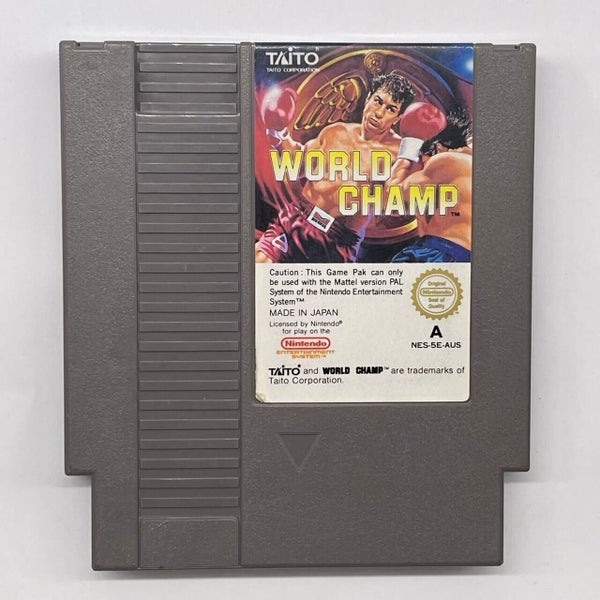 World Champ Nintendo entertainment system NES Game PAL Carousel 1