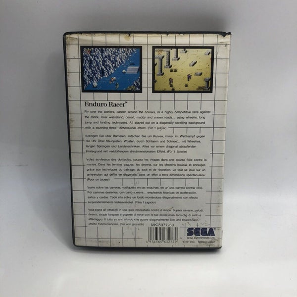 Enduro Racer Sega Master System Game Carousel 2