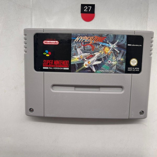 Hyper Zone Super Nintendo SNES Game PAL Carousel 1