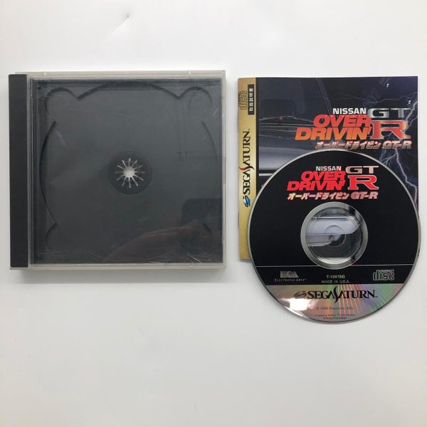 Over Drivin GT-R Nissan GTR Sega Saturn Game + Manual NTSC-J Carousel 1
