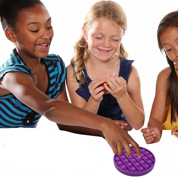 4x Kids Pop It Push Pop Bubble Silent Sensory Fidget Stress Relief Toy Carousel 7