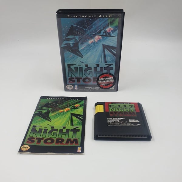 F-117 Night Storm Sega Mega Drive Game Boxed + Manual Carousel 1