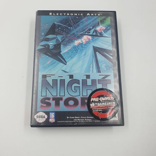 F-117 Night Storm Sega Mega Drive Game Boxed + Manual Carousel 2