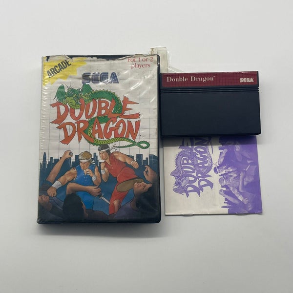 Double Dragon Sega Master System Game + Manual PAL Carousel 1