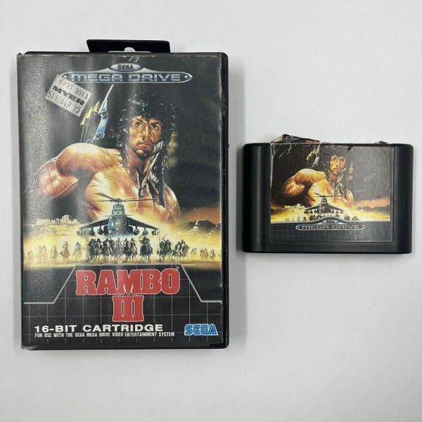 Rambo III 3 Sega Mega Drive Game PAL Carousel 1