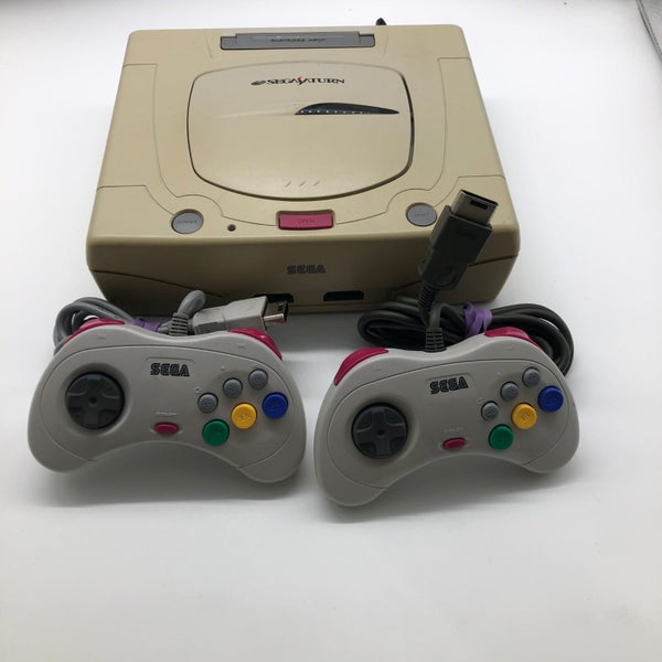 Sega Saturn Console With Two Controllers NTSC J Japan Carousel 1