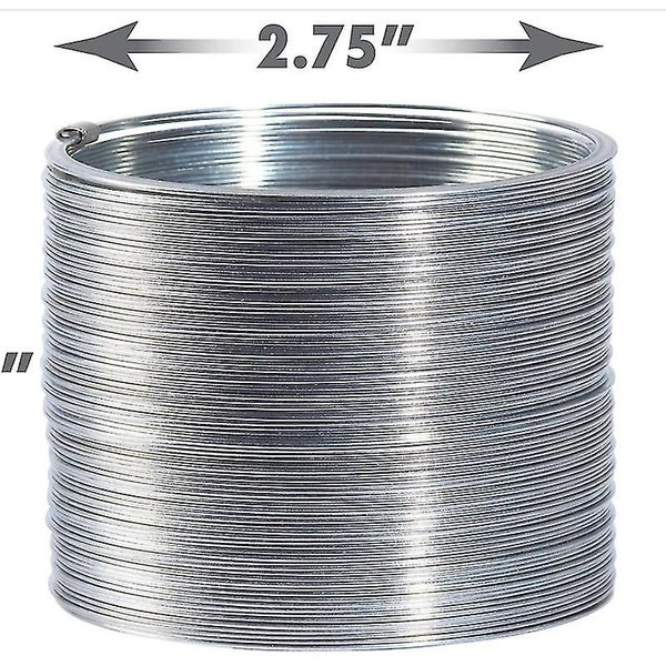 Walking Spring Toy Metal Slinky Fidget Toys Party Favors And Gifts Toys For 5 Carousel 2