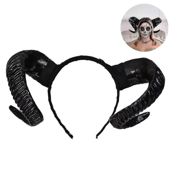 Sheep Horn Headband Forest Animal Cosplay Photography Ex hibition For Hallowee Carousel 1