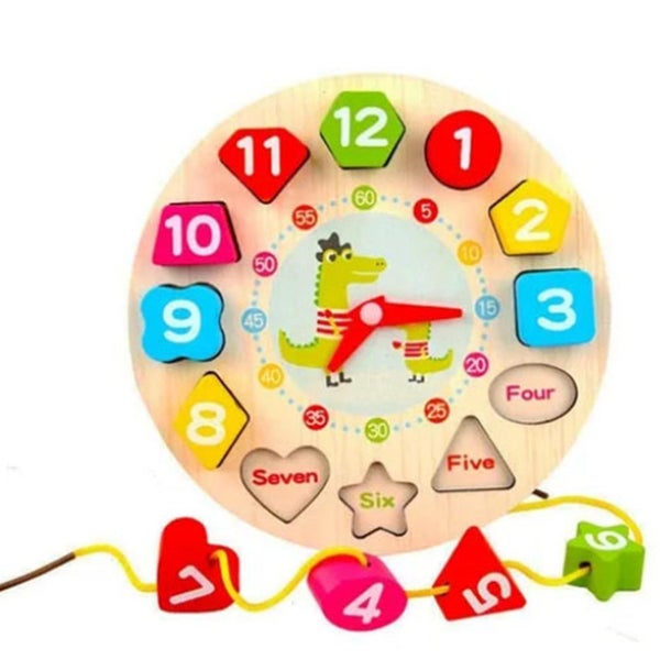 Building Blocks Wooden Early Education Digital Stringing Matching Blocks For C Carousel 2