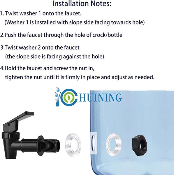 Bpa Free Plastic Water Faucet Replacement Water Faucet For Household Water Bu Carousel 2