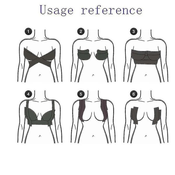 Boob Tape Nipple Cover Breast Pad Booby Lift Push Up Strapless Invisible Stick Carousel 4