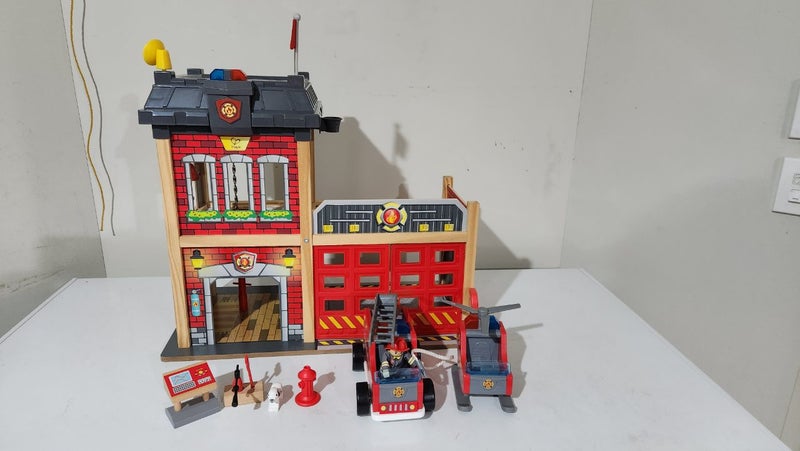 Hape wooden Fire station Carousel 1