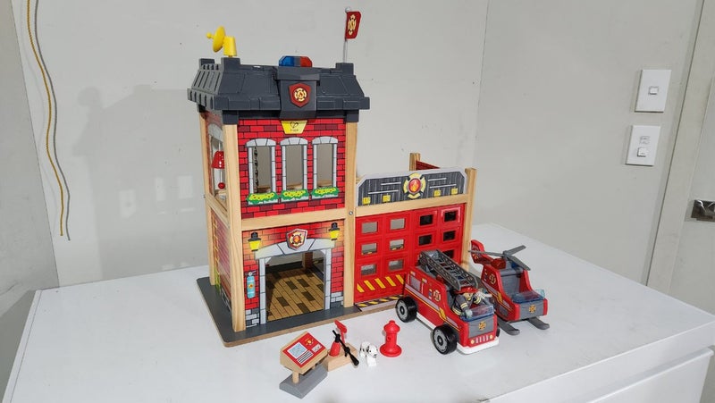 Hape wooden Fire station Carousel 2