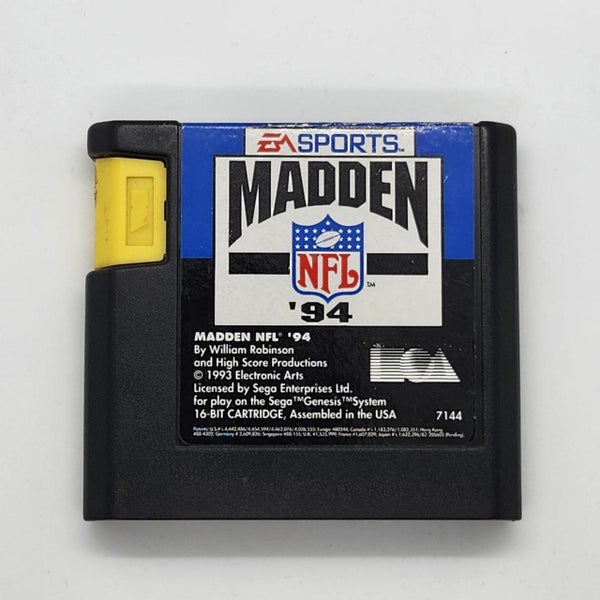 Madden NFL 94 Sega Mega Drive / Genesis Game Cartridge PAL Carousel 1